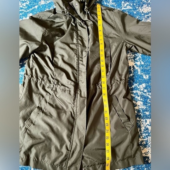 A New Day Marion Charcoal Hooded Water Resistant Rain Jacket Small Stylish Gift - Picture 14 of 16